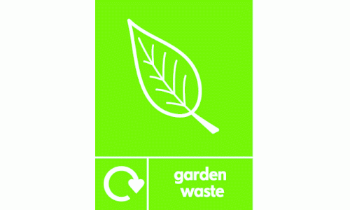 garden waste recycle & icon 
