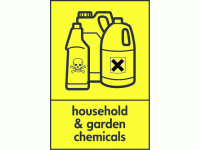 household & garden chemicals sign