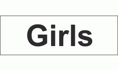 Girls Toilet sign