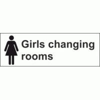 Girls Changing Rooms Sign