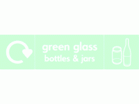 green glass bottles & jars recycle & ...
