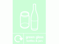 green glass bottles & jars recycle & ...