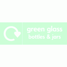 green glass bottles & jars recycle 