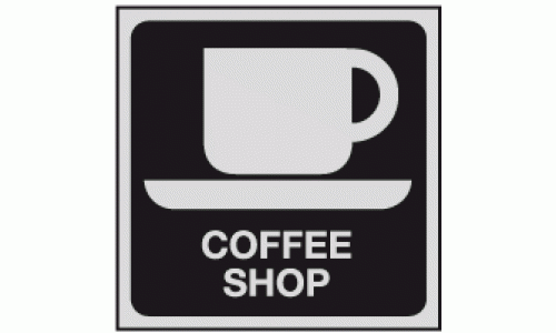 Coffee shop symbol sign