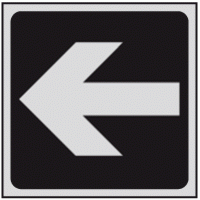 Arrow striaght symbol sign