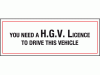 You need a H.G.V. licence to drive th...