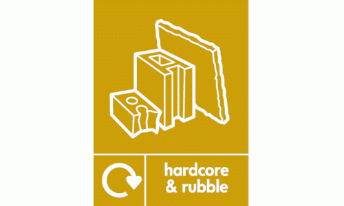hardcore & rubble recycle & icon 