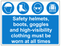 Hats, boots, google and HiVis must be...