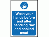 Wash your hands before and after hand...