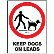 Keeps dogs on lead maximum penalty 