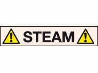 Steam labels - Pipeline labels