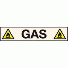 Gas labels - Pipeline labels