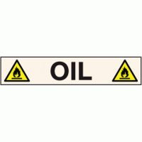 Oil labels - Pipeline labels