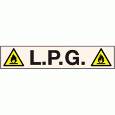 L.P.G. labels - Pipeline labels