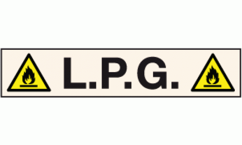 L.P.G. labels - Pipeline labels