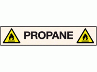 Propane labels - Pipeline labels