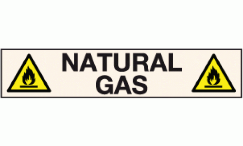 Natural gas labels - Pipeline labels