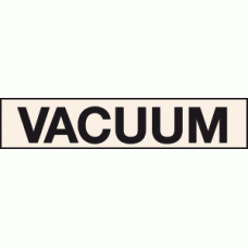 Vacuum labels - Pipeline labels