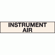 Instrument air labels - Pipeline labels