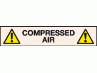 Compressed air - Pipeline labels