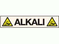 Alkali labels - Pipeline labels
