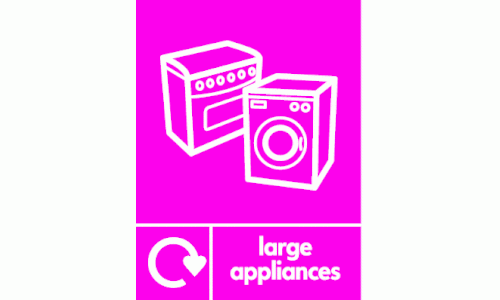 large appliances recycle & icon 