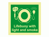 Lifebuoy With Light And Smoke Photolu...