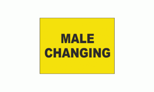Male Changing Sign