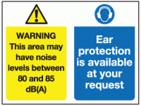 Warning this area may have noise leve...
