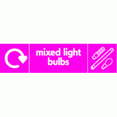 mixed light bulbs recycle & icon 