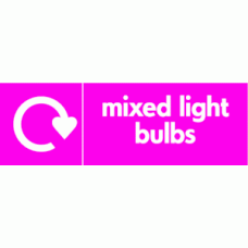 mixed light bulbs recycle 