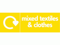 mixed textiles & clothes recycle 