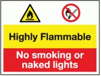 Highly flammable no smoking or naked ...