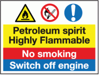 Petroleum sprit highly flammable no s...