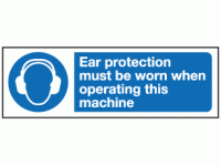Ear protection must be worn when oper...
