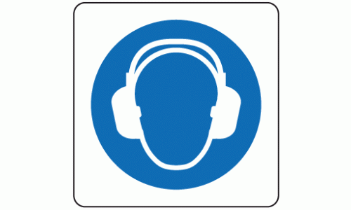 Ear protection symbol