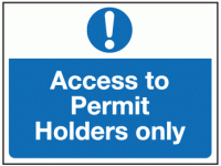 Access to permit holders only