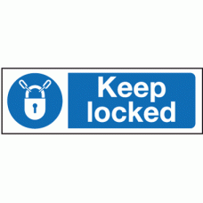 Keep locked sign