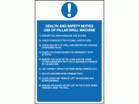 Health and safety notice use of pilla...