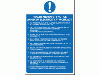 Health and safety notice annex of ele...