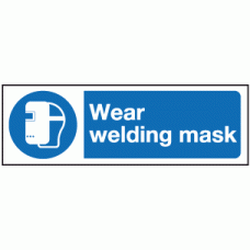 Wear welding mask