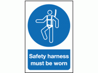 Safety harness must be worn