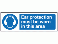 Ear protection must be worn in this a...