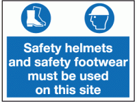 Safety helmets and safety footwear mu...