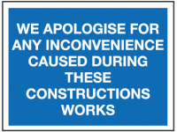 We apologise for any inconvenience ca...