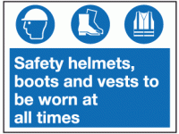 Safety helmets boots and vests to be ...