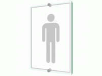 Male Toilet sign - Clearview Printed ...