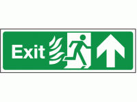 Fire exit right ahead