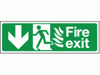 Fire exit left down