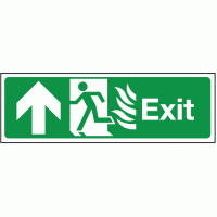 Fire exit left ahead